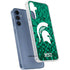 Michigan State University Spartans Digital Pixels Galaxy A35 5G Clear Case